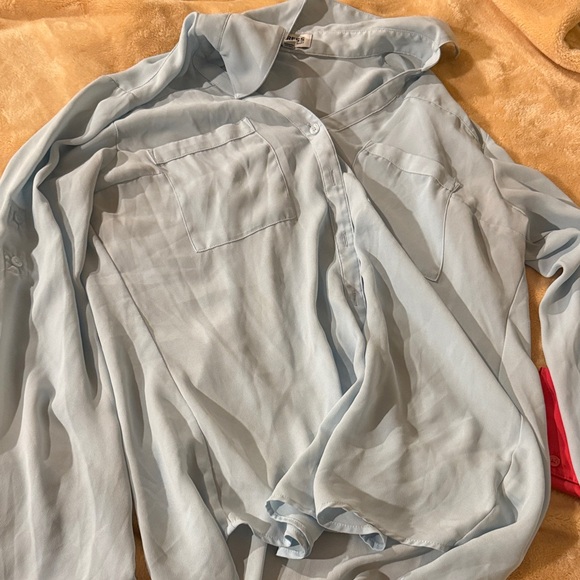 Express Blouses in Hot Pink, Lavender, and Sky Blue - Picture 6 of 7